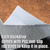Aperturee - Aperturee Natural Yellow Soil Sand Gravel Fabric Floor Mat